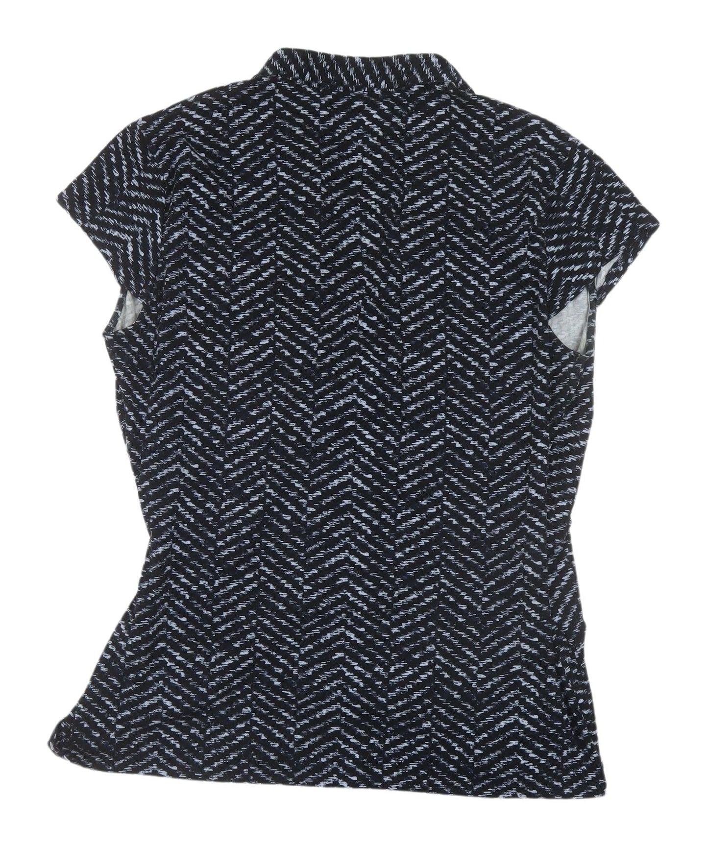 Womens UK Size 16 Marks and Spencer Blue Wrap Blouse