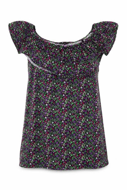 Dorothy Perkins Women's Floral Cropped Blouse Size 10