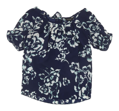 Womens UK Size 10 Dorothy Perkins Blue  Blouse