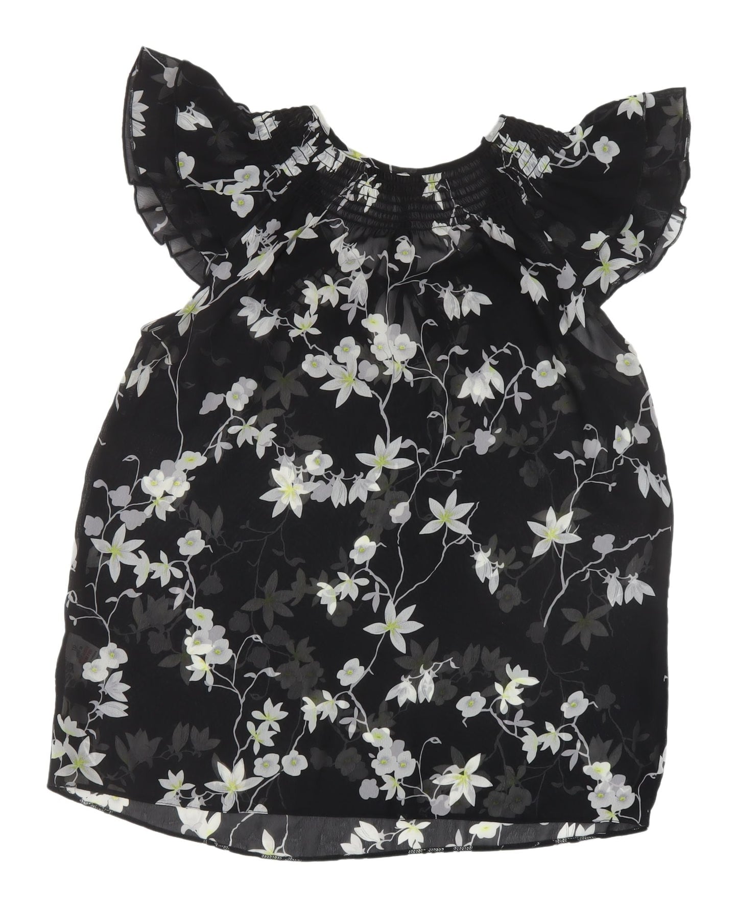 Womens UK Size 10 Dorothy Perkins Black  Blouse