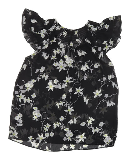 Womens UK Size 10 Dorothy Perkins Black  Blouse