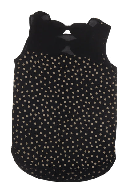 Womens UK Size 10 NEXT Black Basic Tank