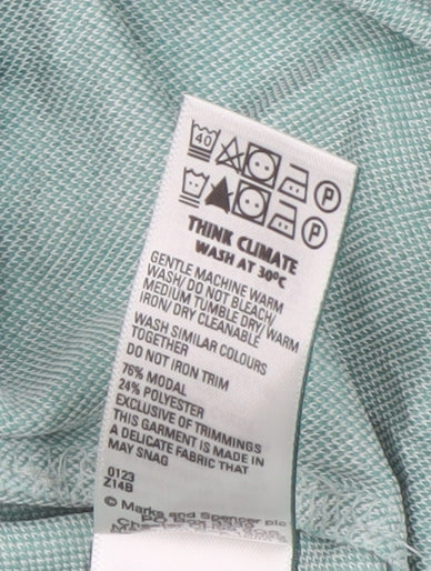 Marks and Spencer Men's Green 3XL Polo Shirt