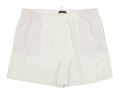 Marks and Spencer Women's Ivory Shorts Size 22