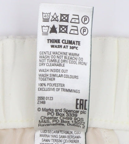 Marks and Spencer Women's Ivory Shorts Size 22