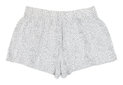 Marks and Spencer Women's White Polka Dot Shorts Size 22