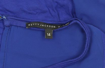 Betty Jackson Black Women's Blue Blouse Size 14