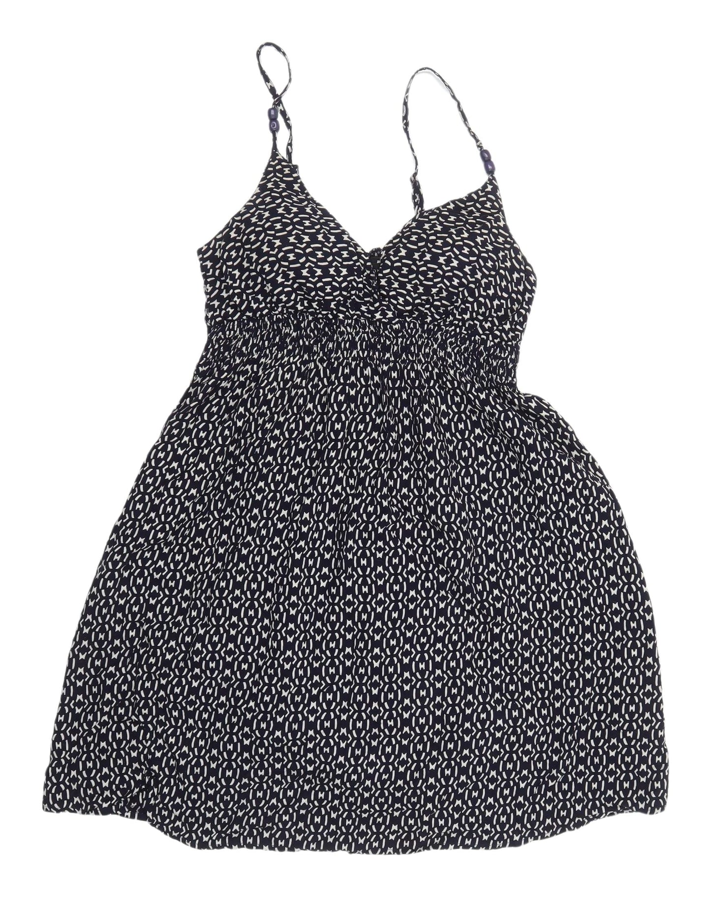 New Look Women's Multicoloured Slip Dress Size 10