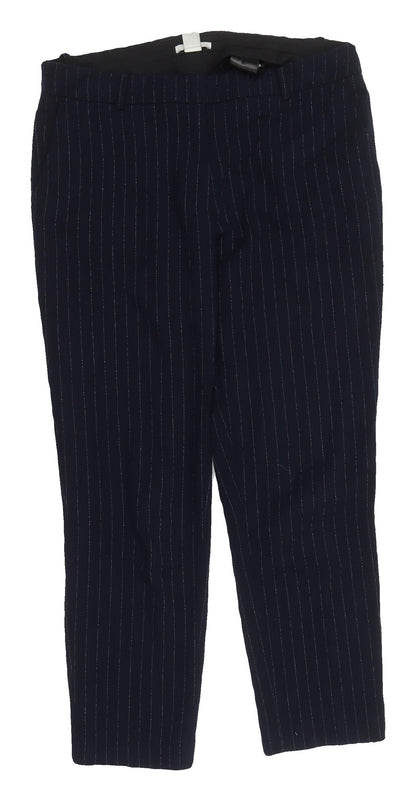 Womens UK Size 14 H&M Regular Fit Dress Pants Black Trousers