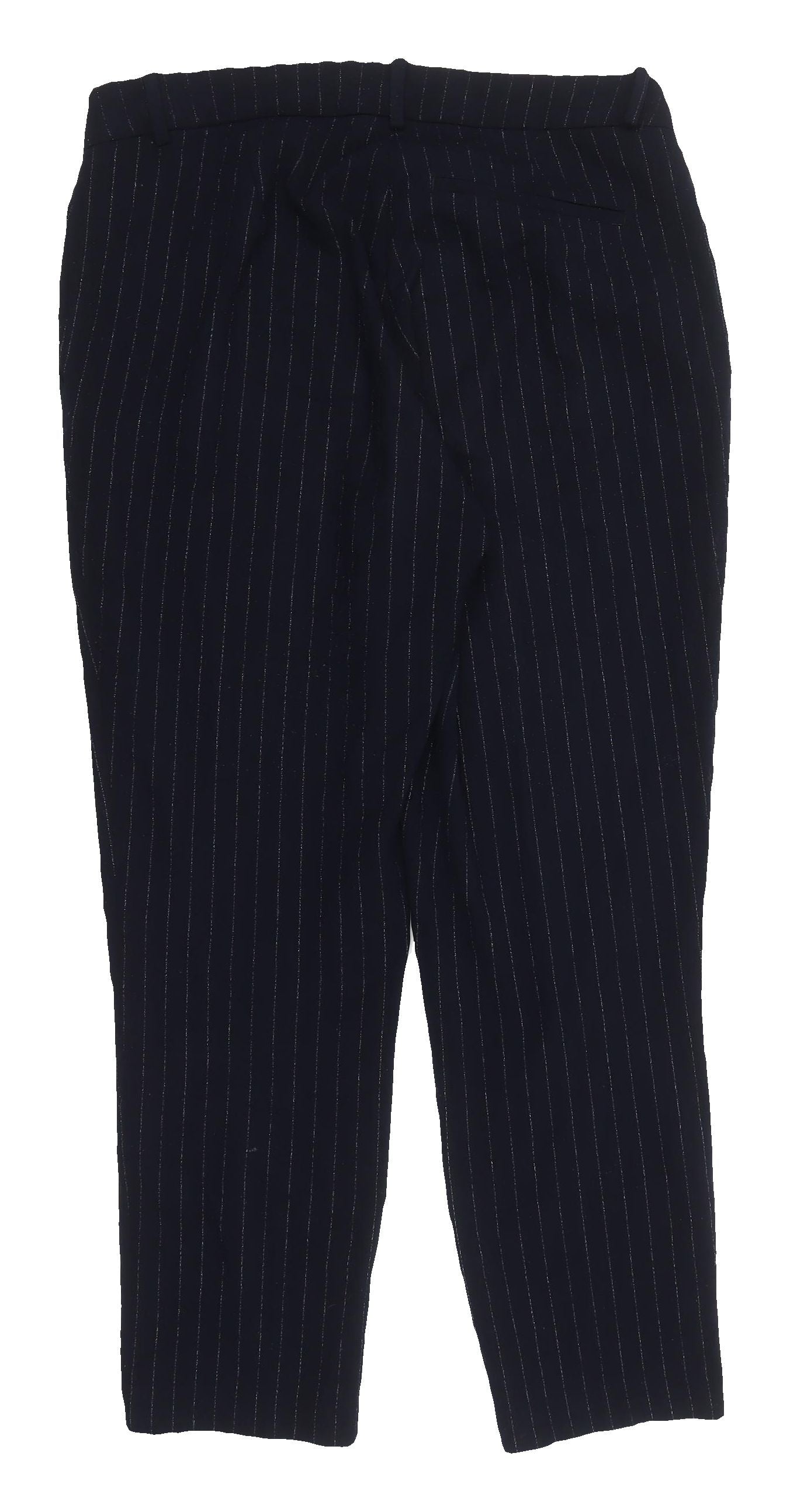 Womens UK Size 14 H&M Regular Fit Dress Pants Black Trousers