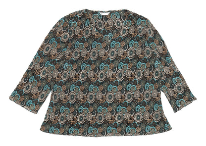 Womens UK Size 20 Berketex Multicoloured Tunic Blouse