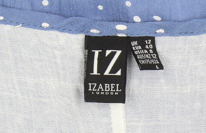 Womens UK Size 12 Izabel London Blue  Blouse