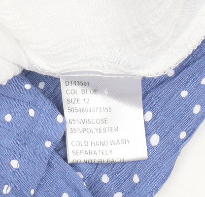 Womens UK Size 12 Izabel London Blue  Blouse