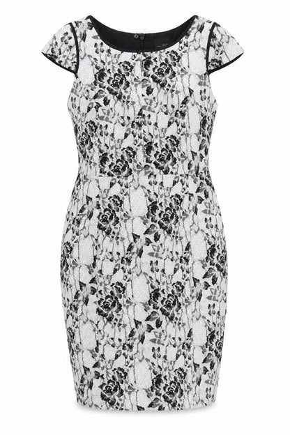 Next Women's Multicoloured Floral Sheath Dress Size 10