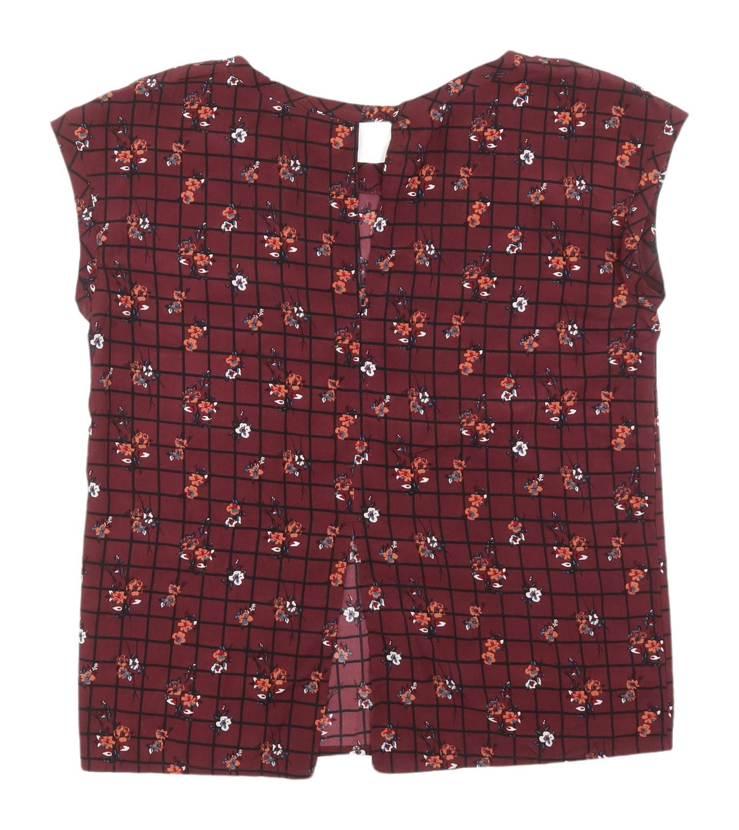 Abercrombie & Fitch Red Floral Blouse M Women Casual