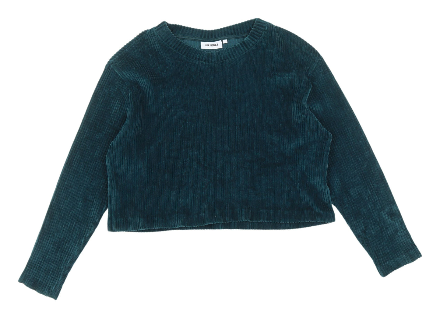 Womens UK Size L Weekday Green Pullover Jumper