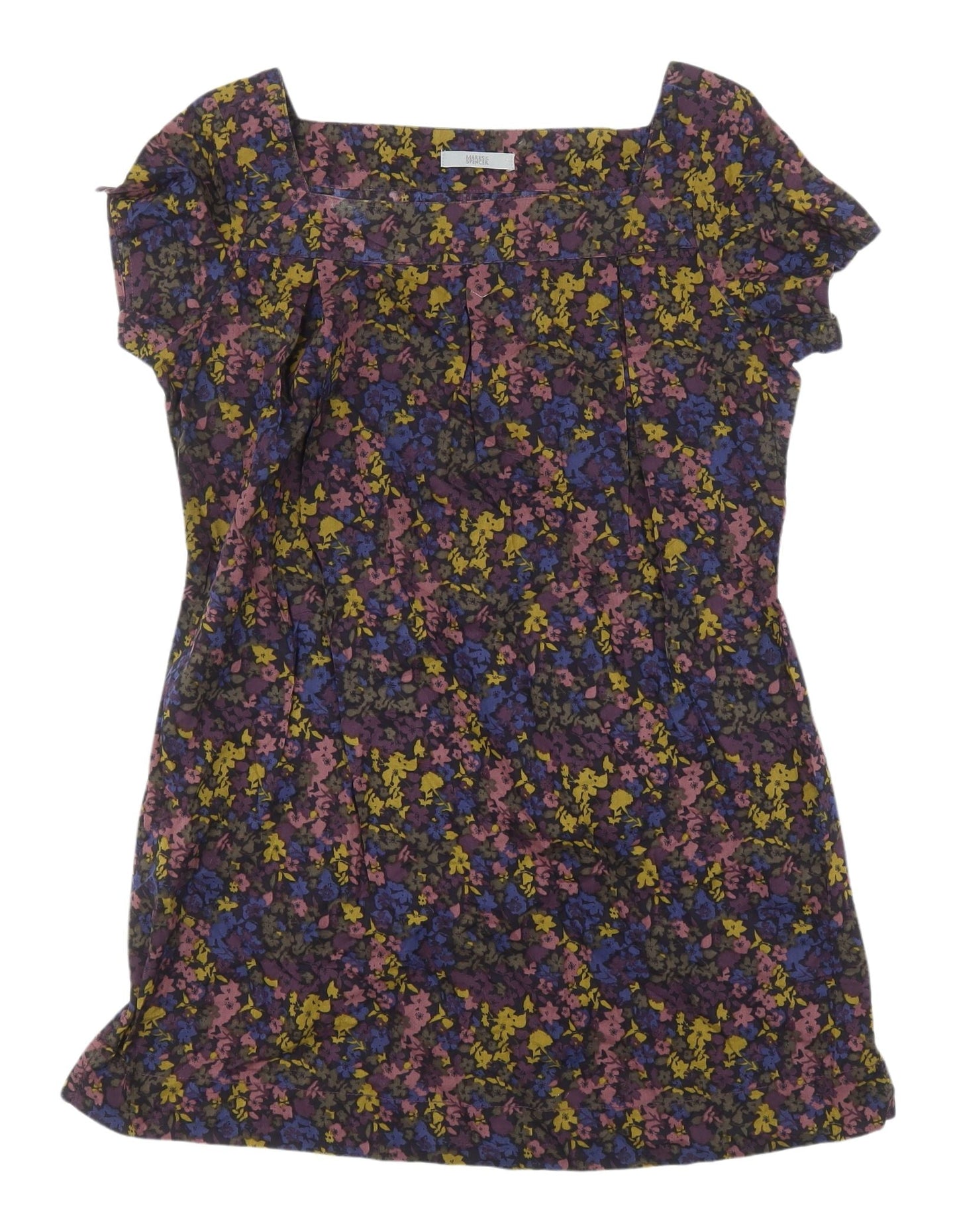 Womens UK Size 10 Marks and Spencer Multicoloured Basic Blouse