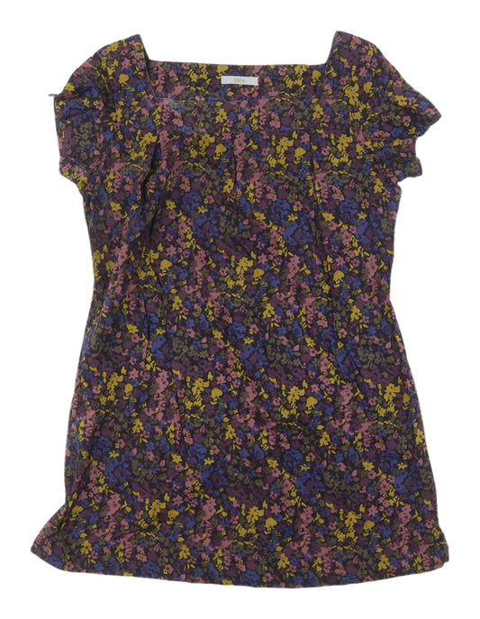 Womens UK Size 10 Marks and Spencer Multicoloured Basic Blouse