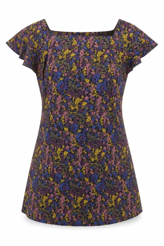 Womens UK Size 10 Marks and Spencer Multicoloured Basic Blouse