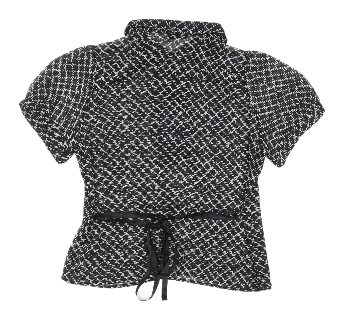 Womens UK Size 14 Marks and Spencer Black  Button-Up