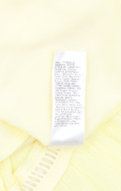 River Island Yellow A-Line Mini Dress, Size 8