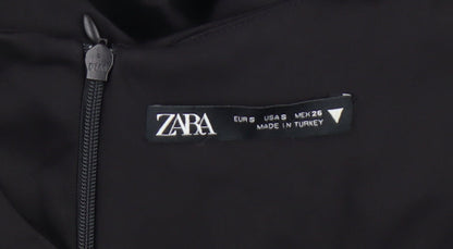 Zara Women's Black Asymmetric Cocktail Dress Size 8