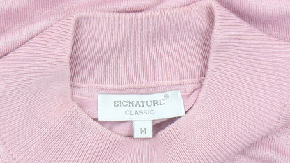 Womens UK Size M Signature Pink Pullover Jumper