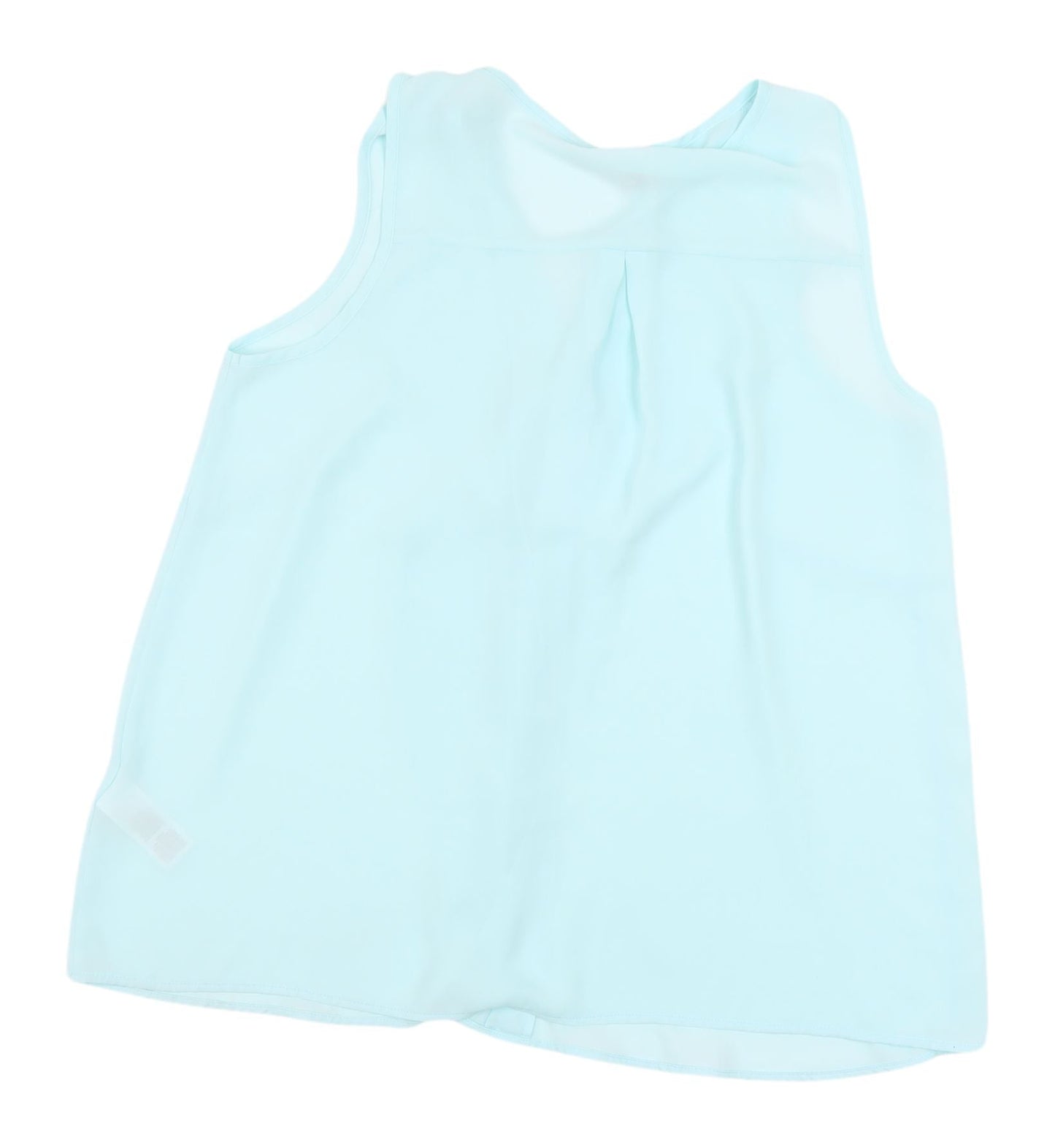 Womens UK Size 12 Marks and Spencer Blue Basic Blouse