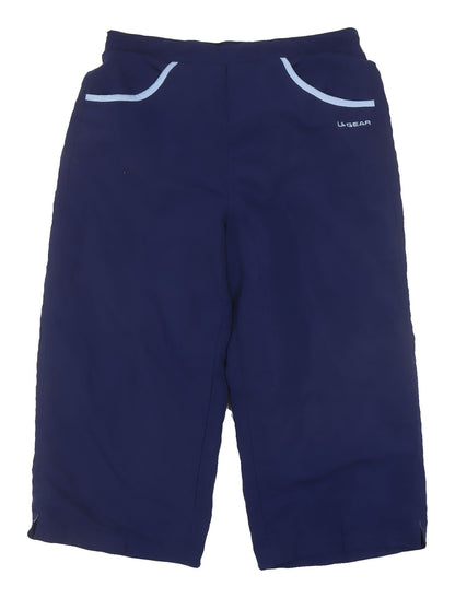 LA Gear Women's Blue Bermuda Shorts Size 16