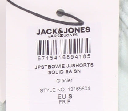 Jack & Jones Men's Green Chino Shorts, Size S, Casual Fit