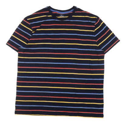 Marks and Spencer Men's Striped T-Shirt 2XL Multicoloured
