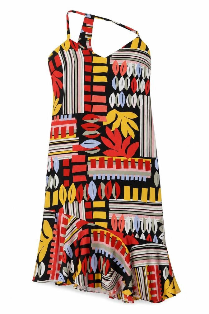 Marks and Spencer Women's Multicoloured Slip Dress 12