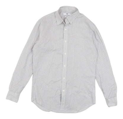 Uniqlo Men's Slim Multicoloured Check Shirt S