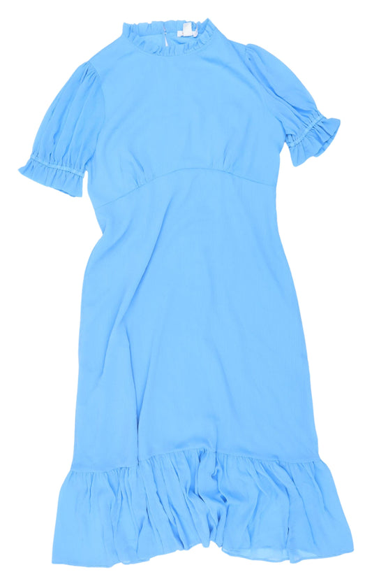 Finery Women's Blue Long Shift Dress, Size 18