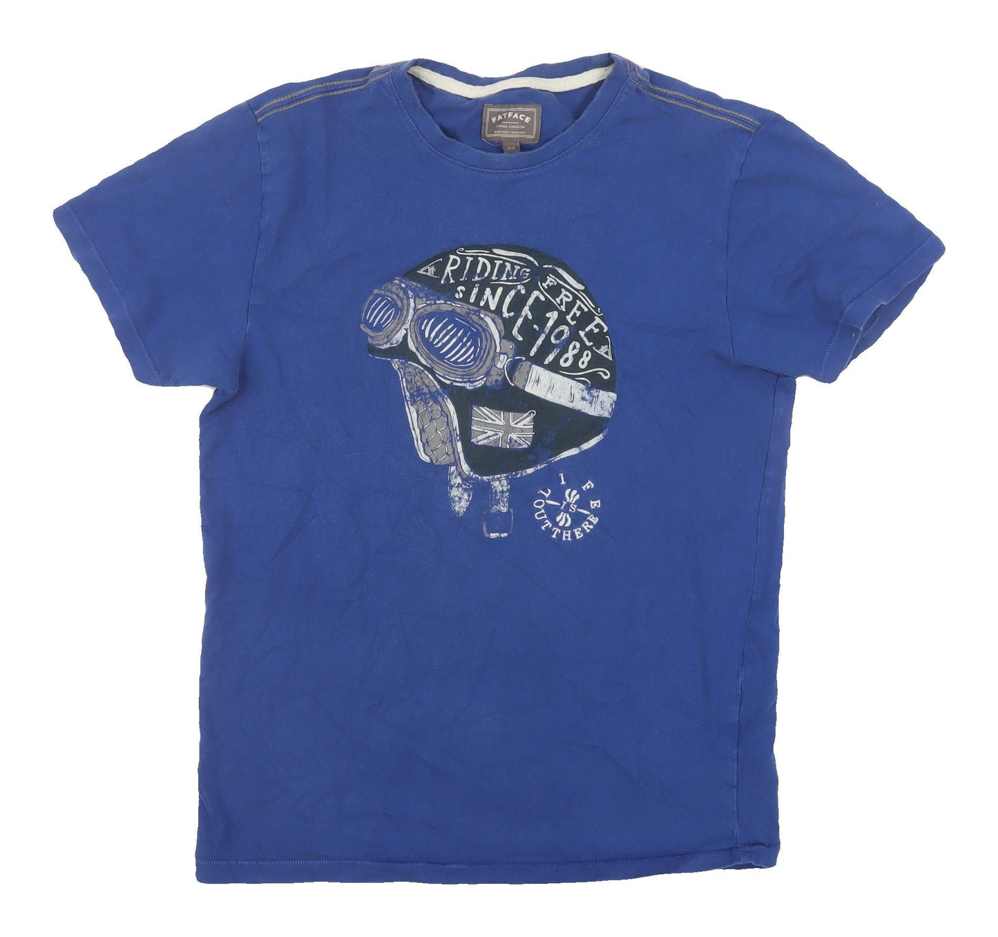 Mens UK Size XS FatFace Blue  T-Shirt