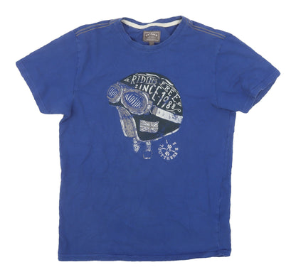 Mens UK Size XS FatFace Blue  T-Shirt