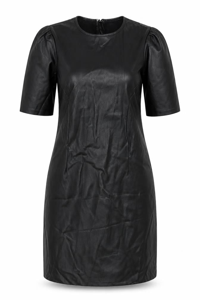 Noisy May Women's Black M Dress, Polyester, Round Neck