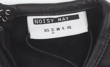 Noisy May Women's Black M Dress, Polyester, Round Neck