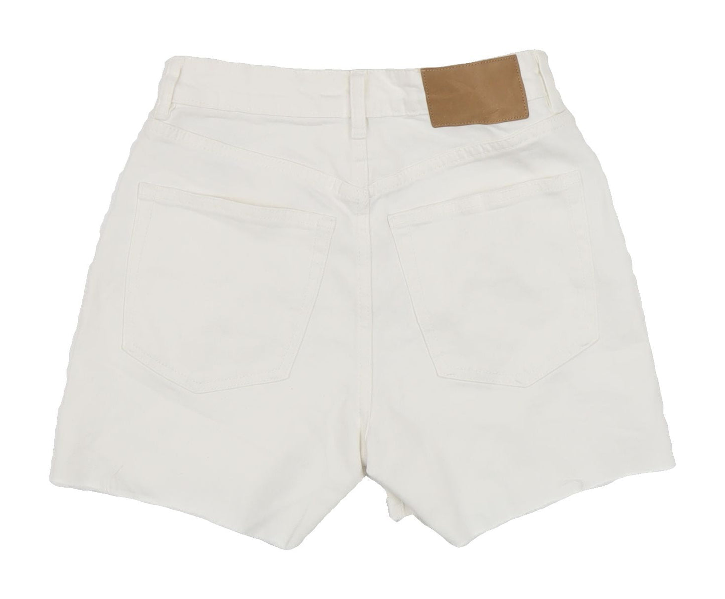 H&M Women's White Cut-Off Shorts Size 8 New