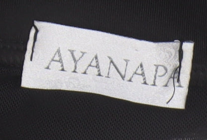 Ayanapa Black Bodycon Dress Women Size 8 Knee Length