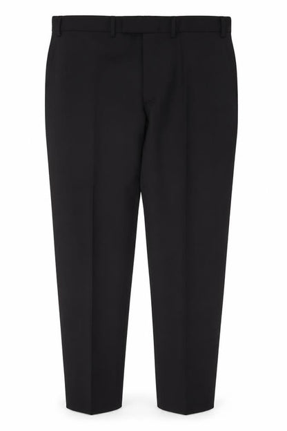 Mens UK Size 42 Marks and Spencer Tailored Fit Dress Pants Black Trousers