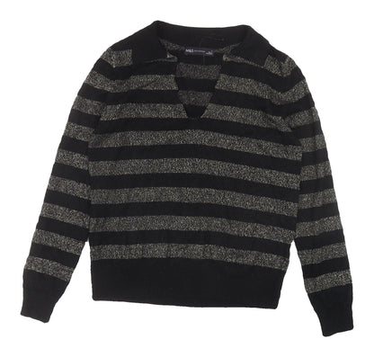 Womens UK Size S Marks and Spencer Black Jumper Jumper
