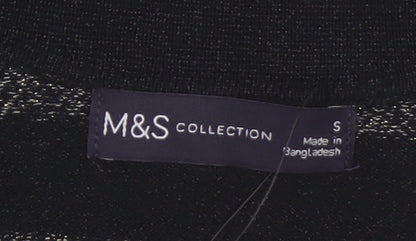 Womens UK Size S Marks and Spencer Black Jumper Jumper