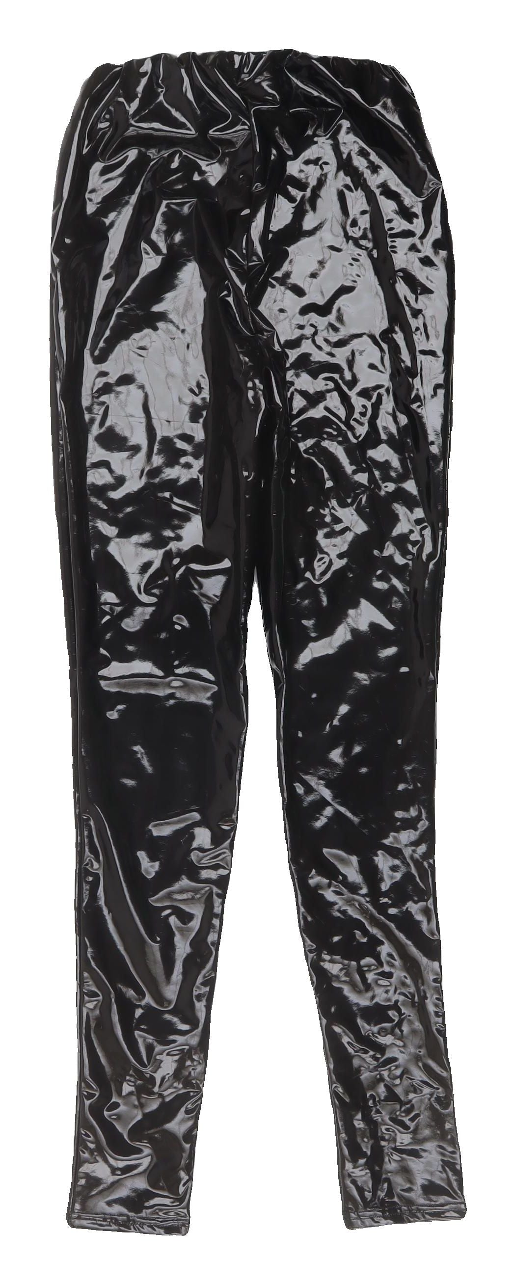 Rebellion Black Coated Joggers for Women Size 4