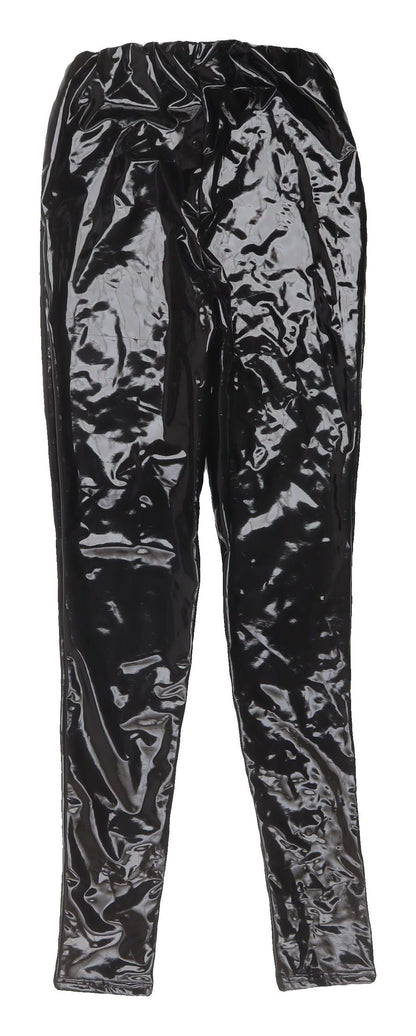 Rebellion Black Coated Joggers for Women Size 4