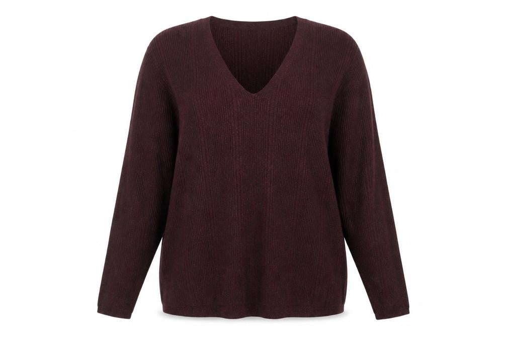 Womens UK Size 20 Marks and Spencer Brown Pullover Jumper