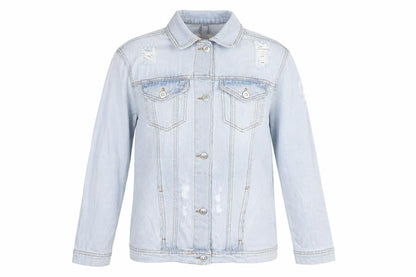Womens UK Size 10 Stradivarius Blue Basic Jacket