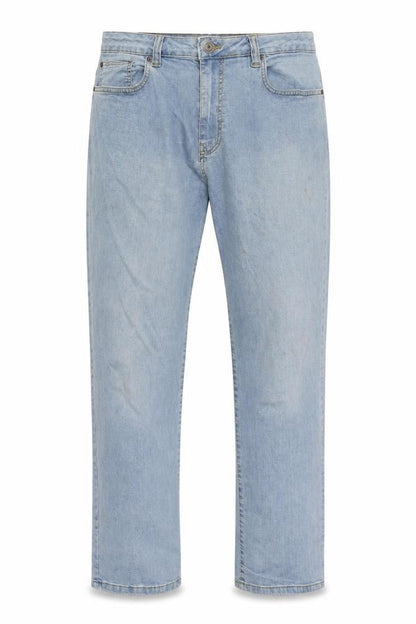 Mens UK Size 34 Re: Regular Fit Straight Blue Jeans