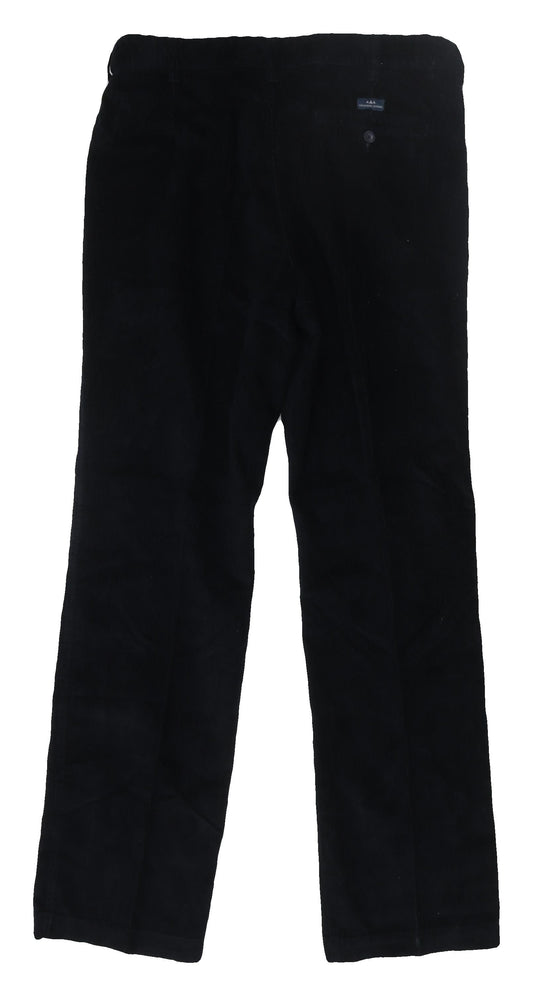 Mens UK Size 34L BHS  Dress Pants Black Trousers