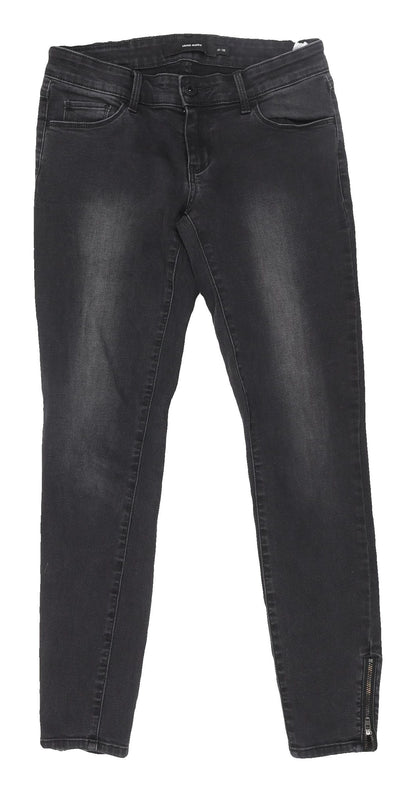 Womens UK Size 8 VERO MODA Slim Fit Skinny Black Jeans